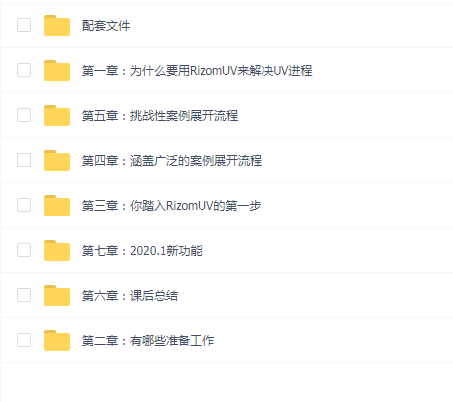 RizomUV 2020高效UV解决方案教程【实用经验】