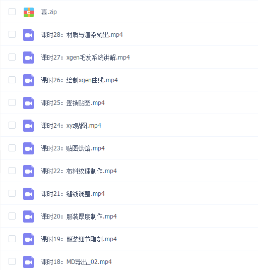 影视级角色模型《喜》模型开发制作流程
