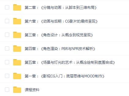 影视级二次元CG动画全流程实战教学