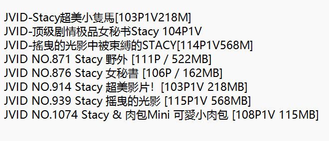 JVID Stacyϼ8